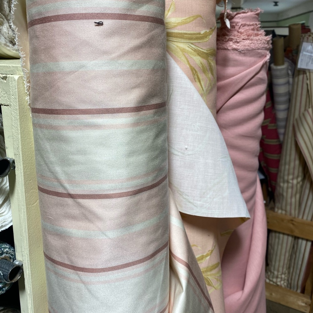 Ralph Lauren Alexa Ticking Stripe Pink Cream - Picture 10 of 13